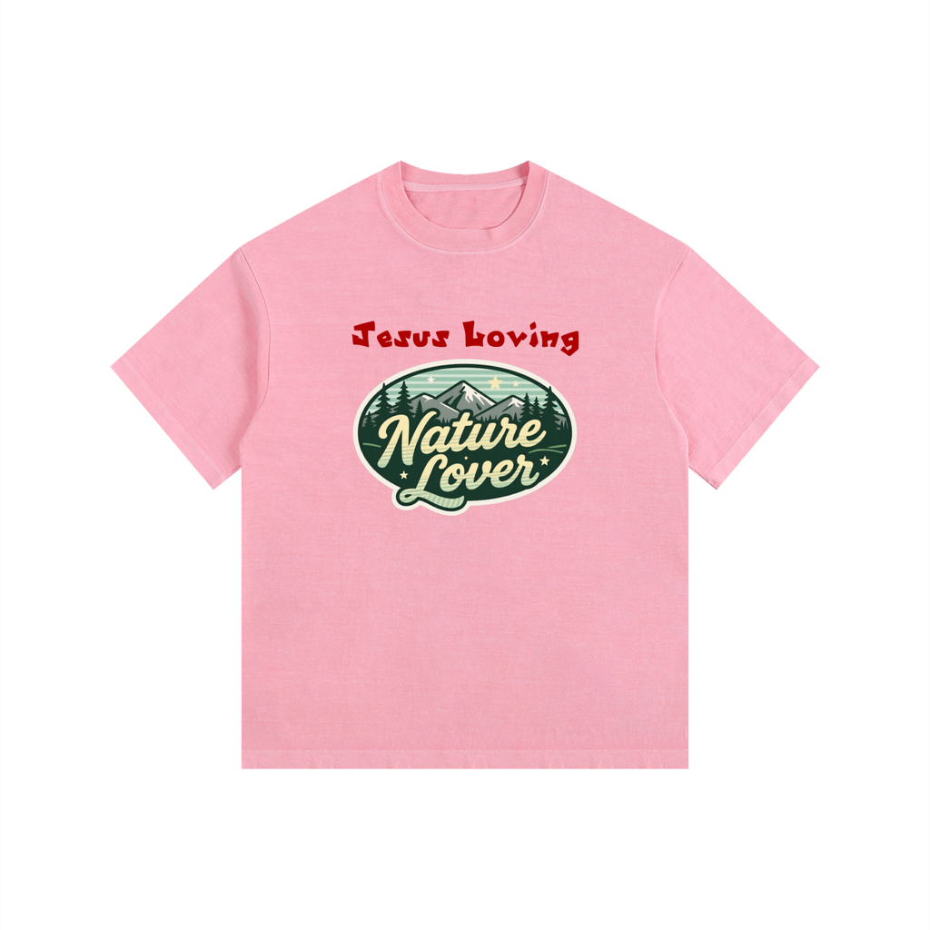 Vintage Washed Oversized Cotton T-Shirt