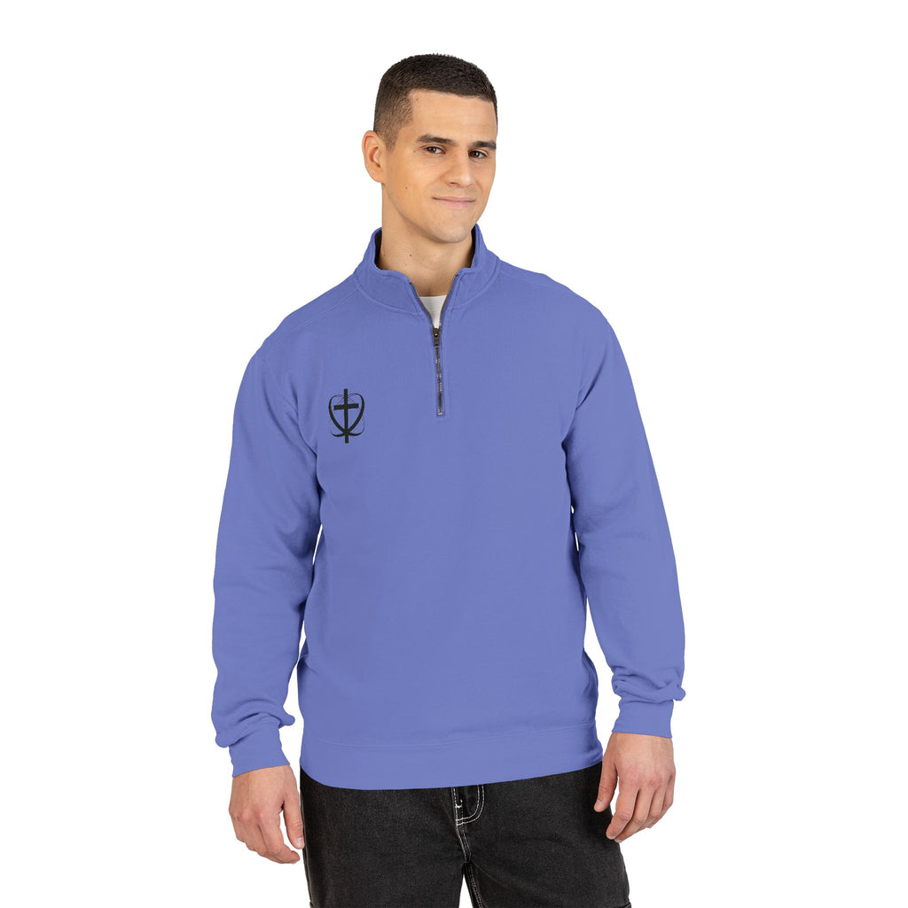 Faith Boat Scene Quarter-Zip Sweatshirt