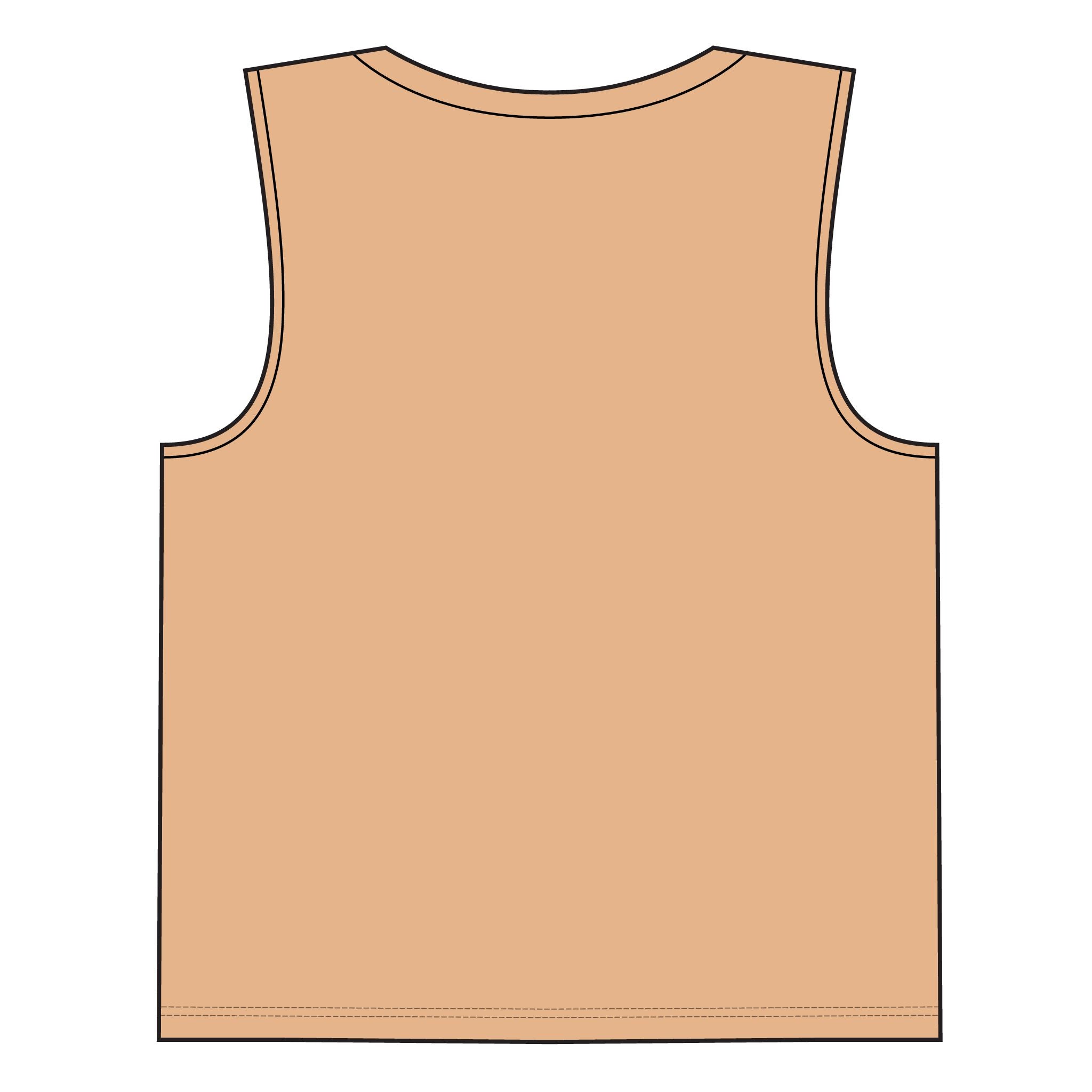 Fearless Women's Muscle Tank — "Fearless" Empowerment Graphic