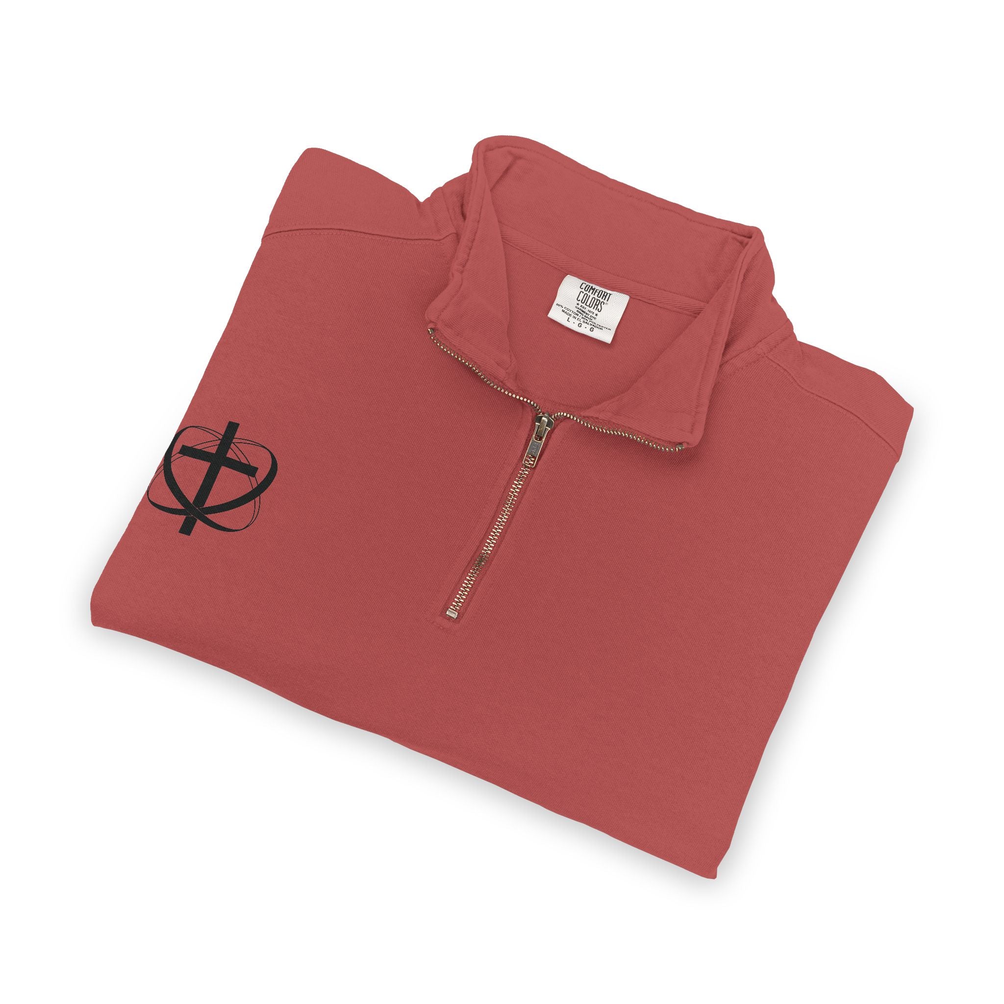 Faith Boat Scene Quarter-Zip Sweatshirt