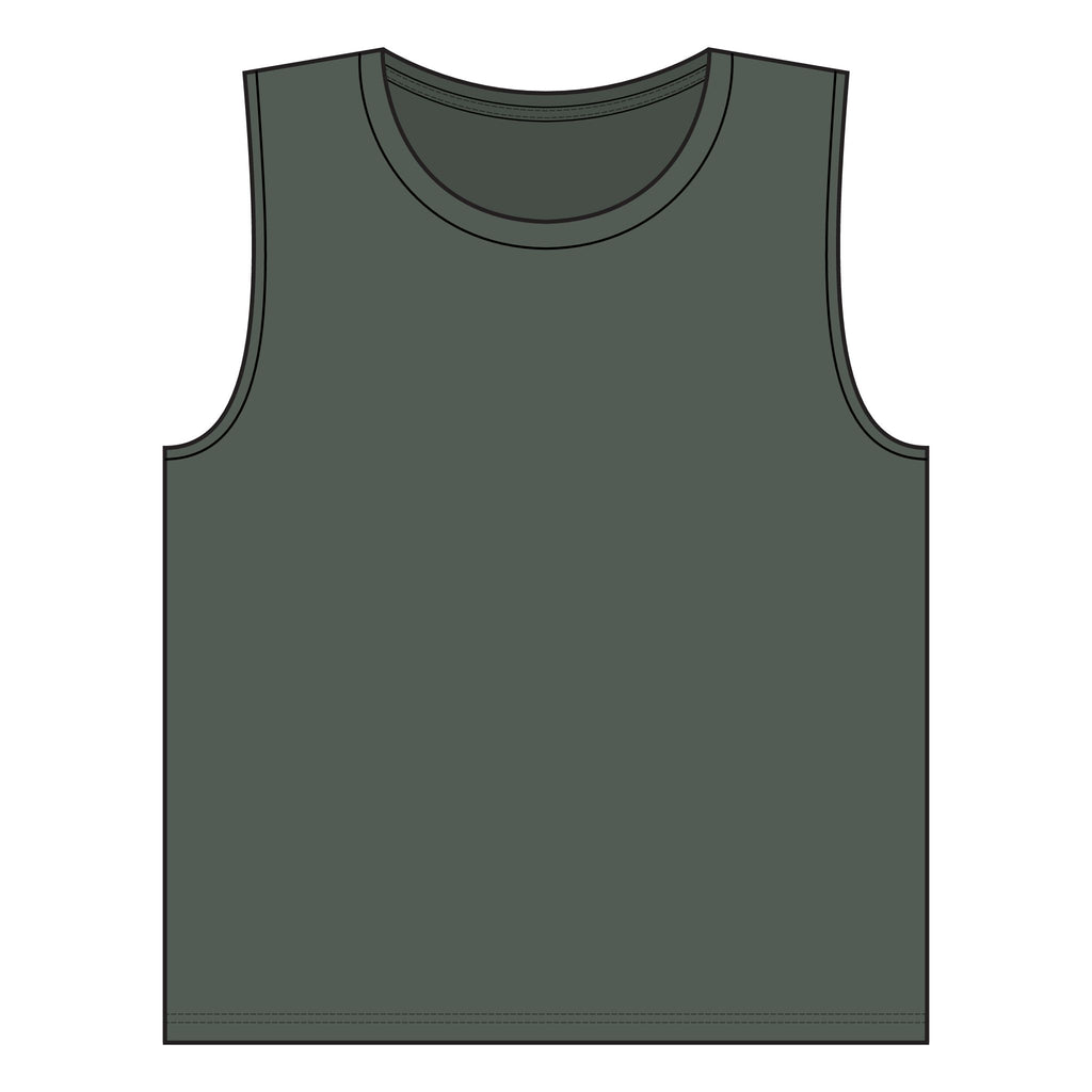 Fearless Women's Muscle Tank — "Fearless" Empowerment Graphic