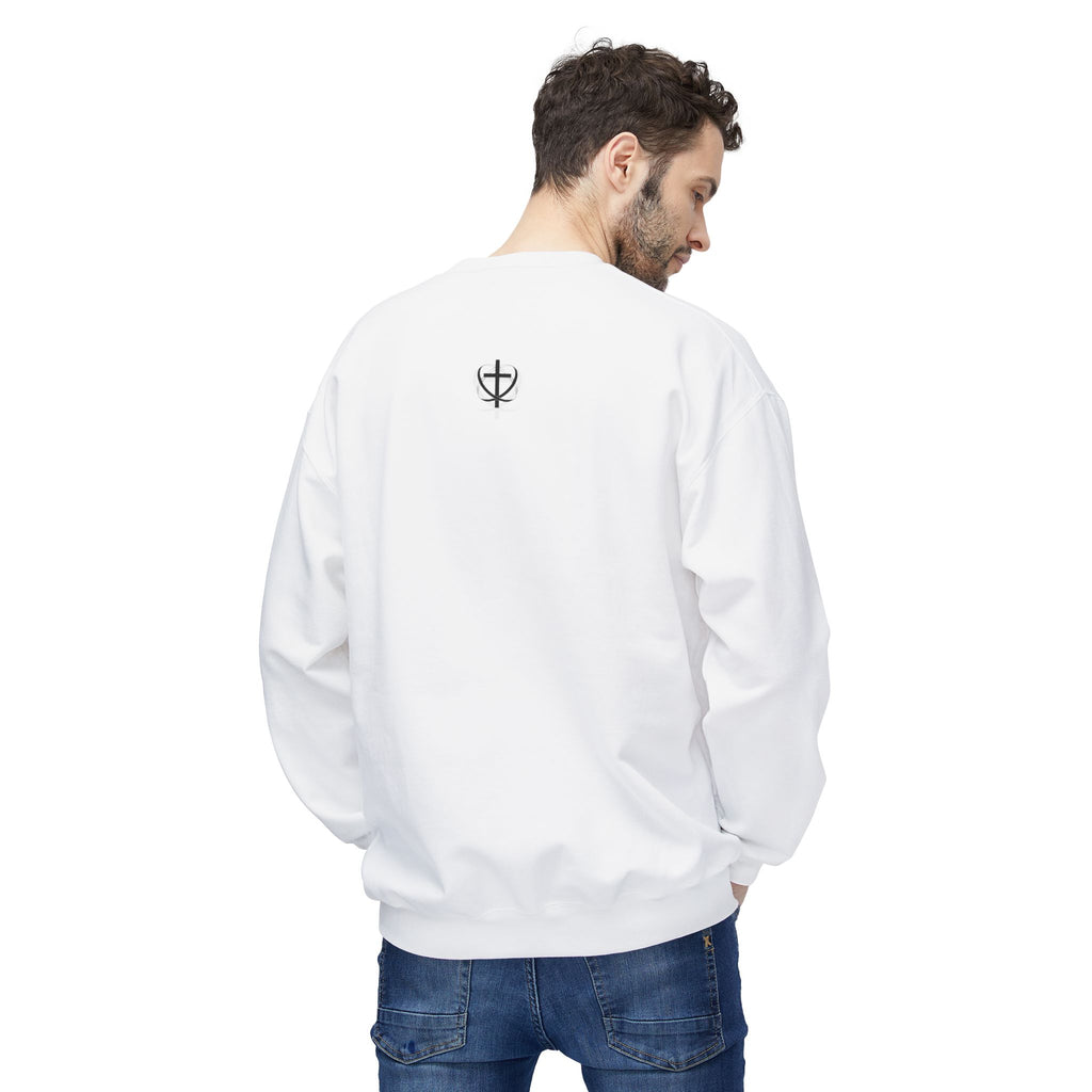 Stand, Kneel Christian Crewneck Sweatshirt — 'When It’s Too Hard to Stand, Kneel' Faith Pullover