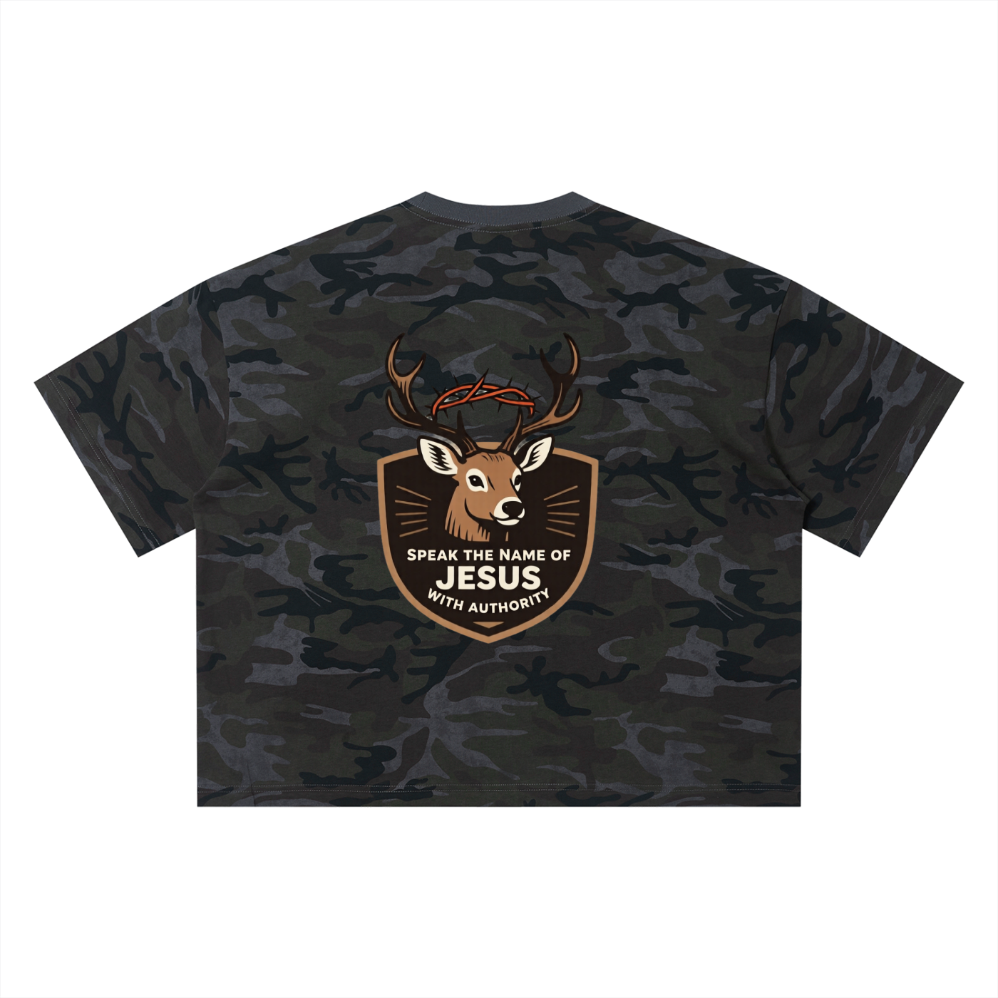 Unisex Camo Boxy T-Shirt