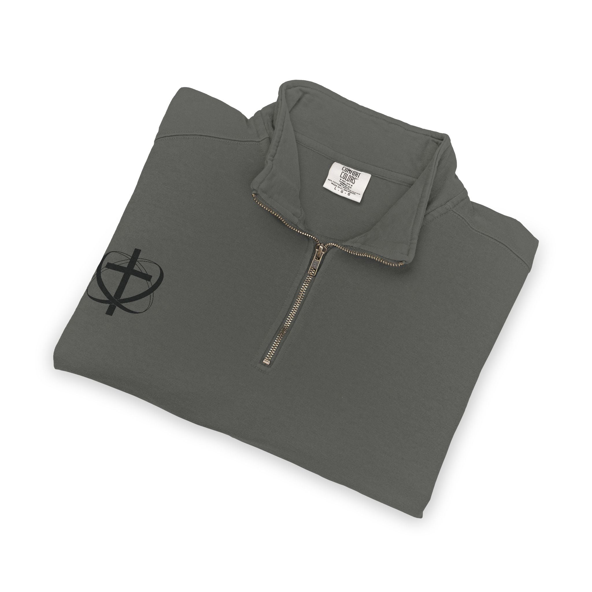 Faith Boat Scene Quarter-Zip Sweatshirt