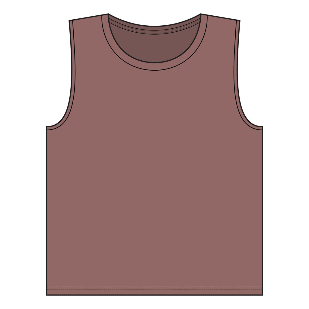 Fearless Women's Muscle Tank — "Fearless" Empowerment Graphic