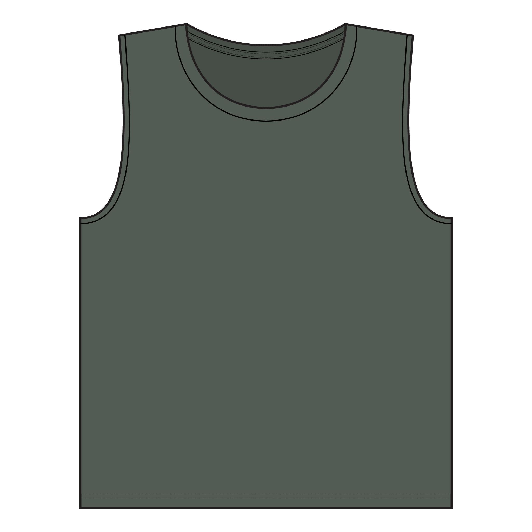 Fearless Women's Muscle Tank — "Fearless" Empowerment Graphic