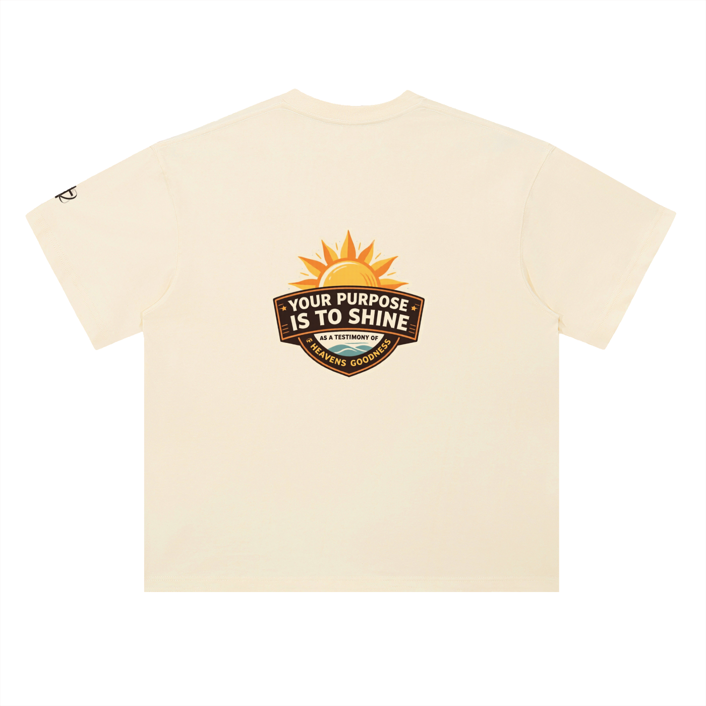 Heavyweight Drop Shoulder Cotton T-Shirt