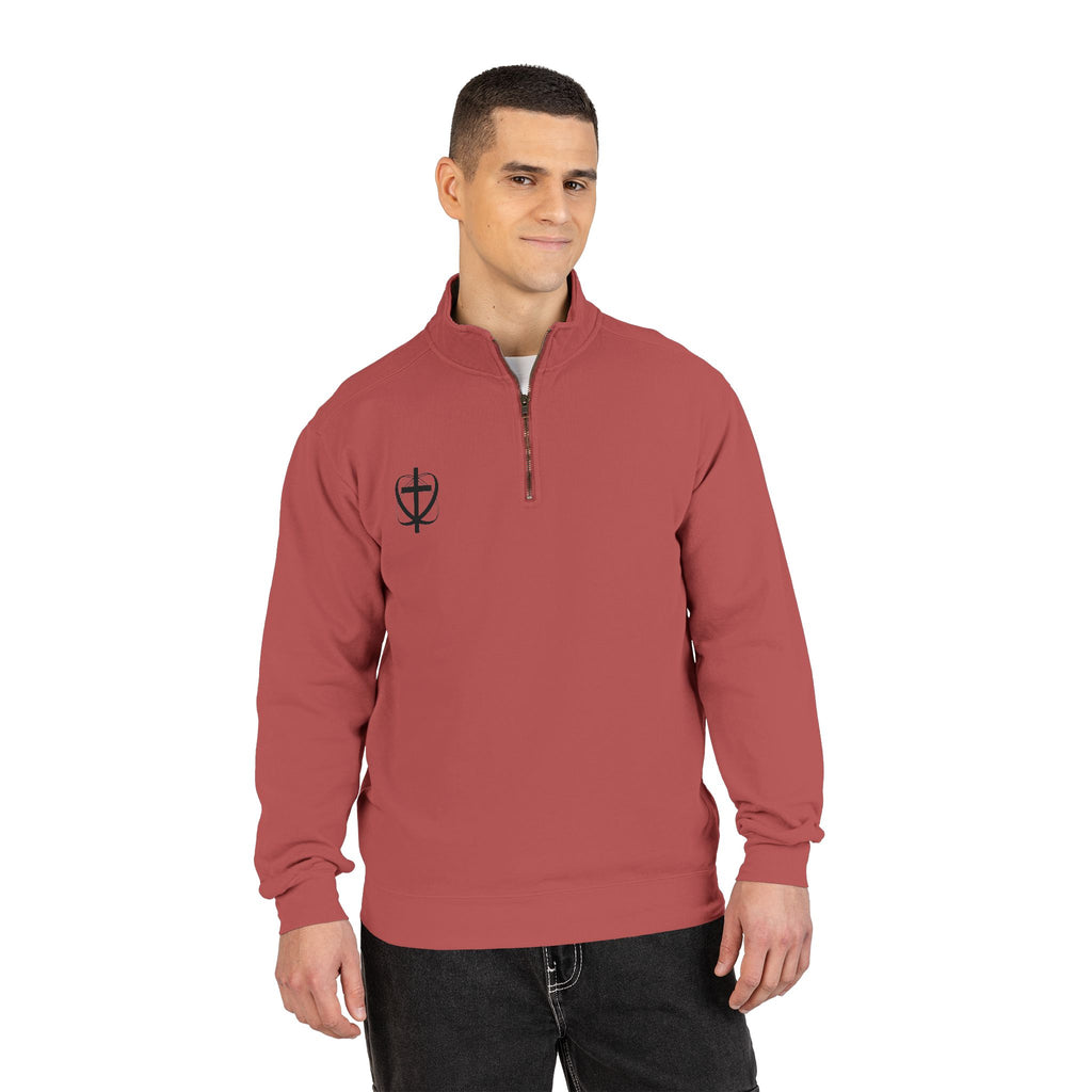 Faith Boat Scene Quarter-Zip Sweatshirt