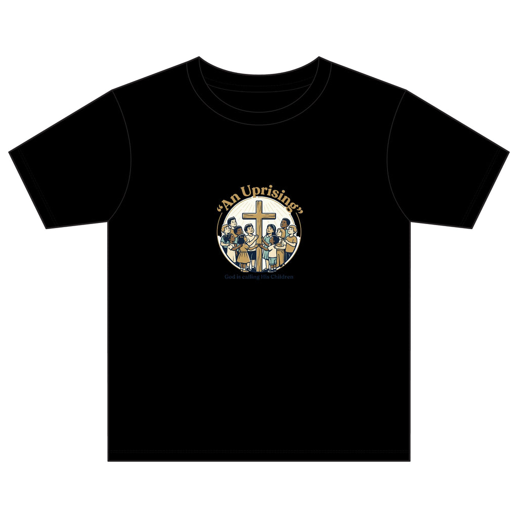 Youth Cotton Tee — Camp Uprising Christian Retreat Logo