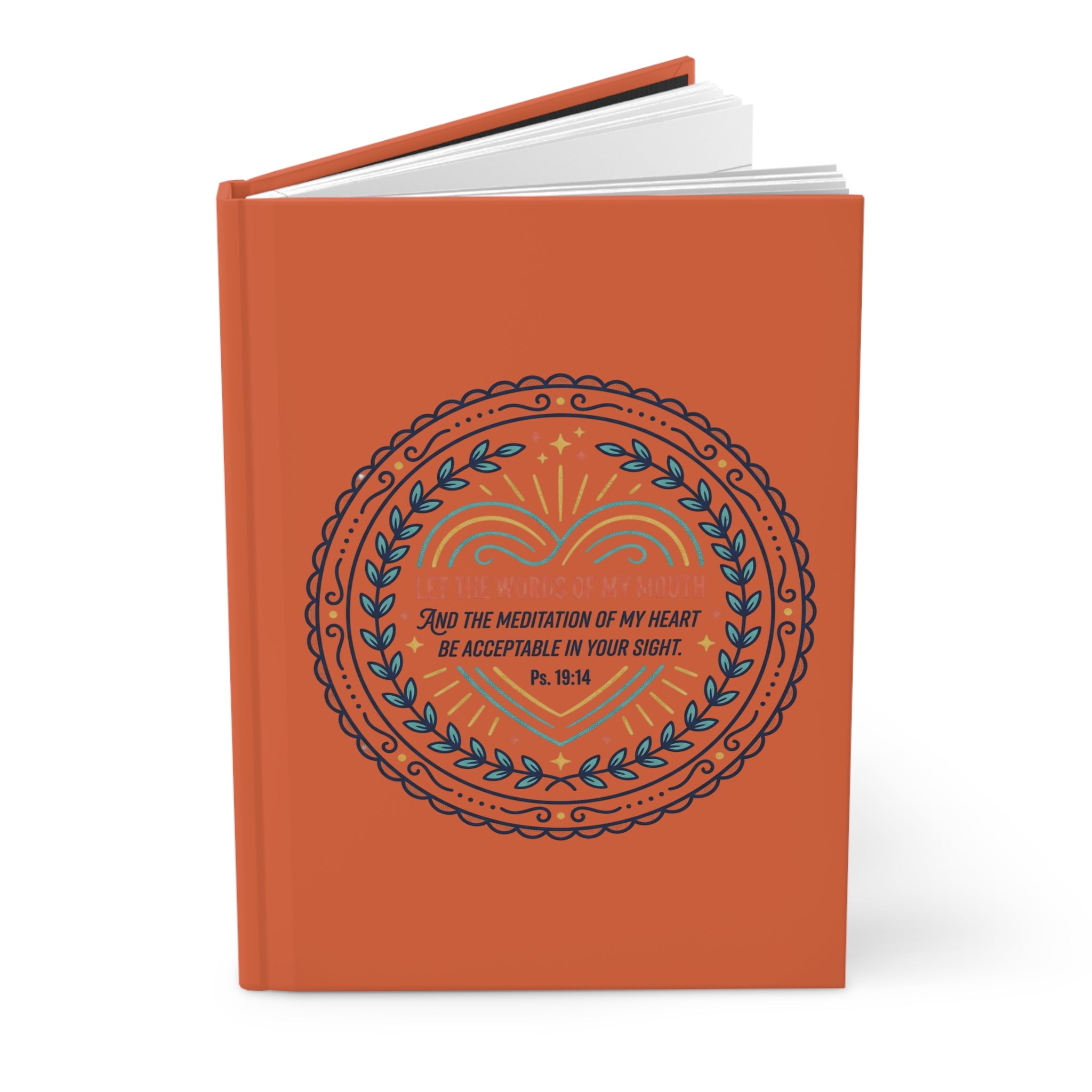 Hardcover Journal — Psalm 19:14 Inspirational Christian Gratitude Notebook