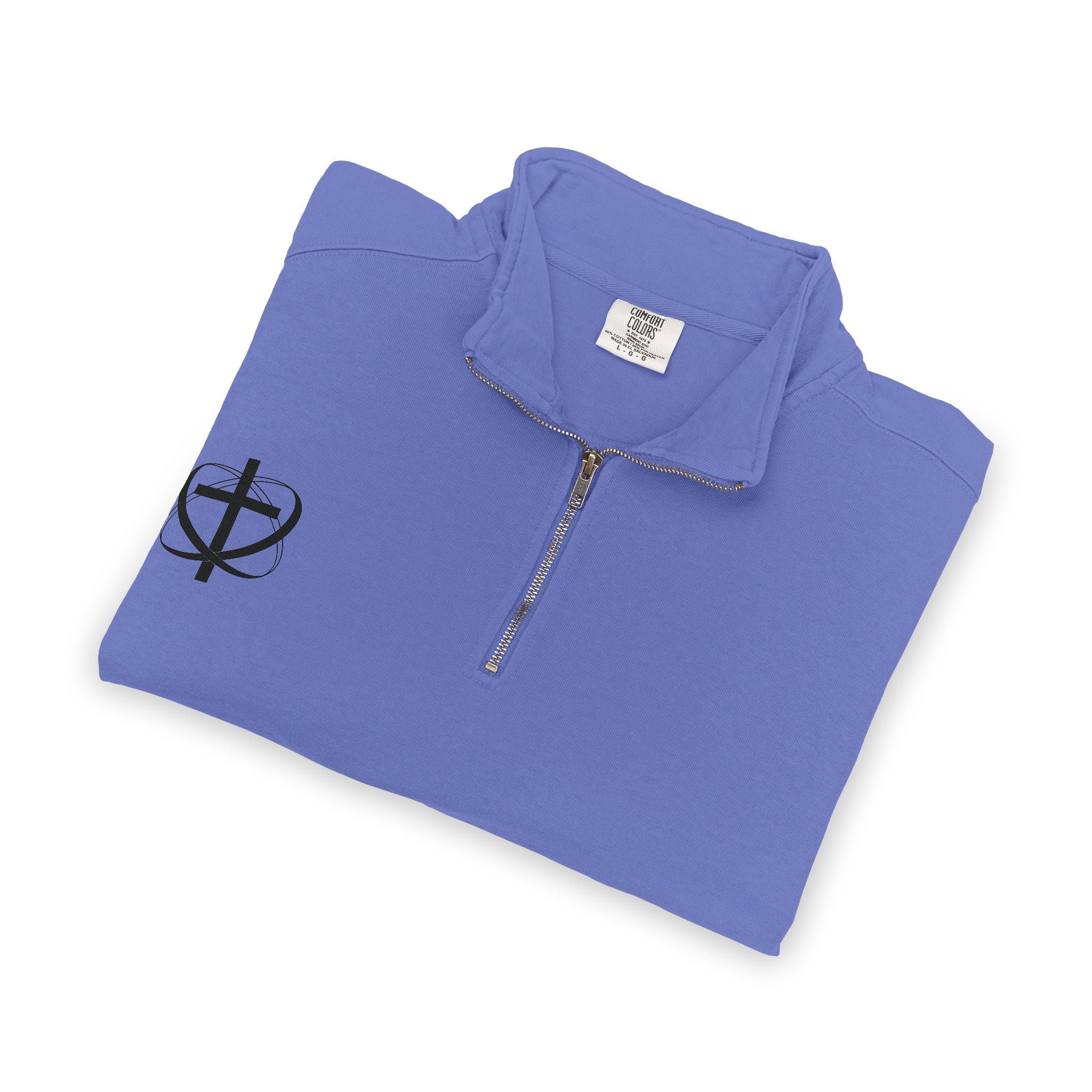 Faith Boat Scene Quarter-Zip Sweatshirt