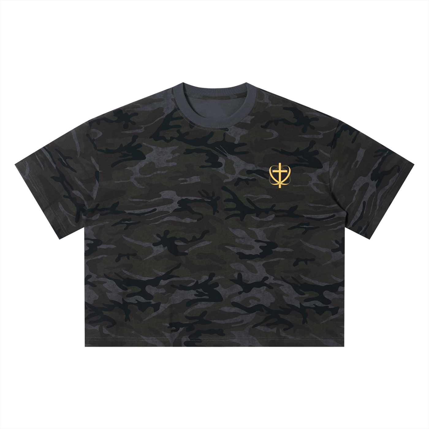 Unisex Camo Boxy T-Shirt