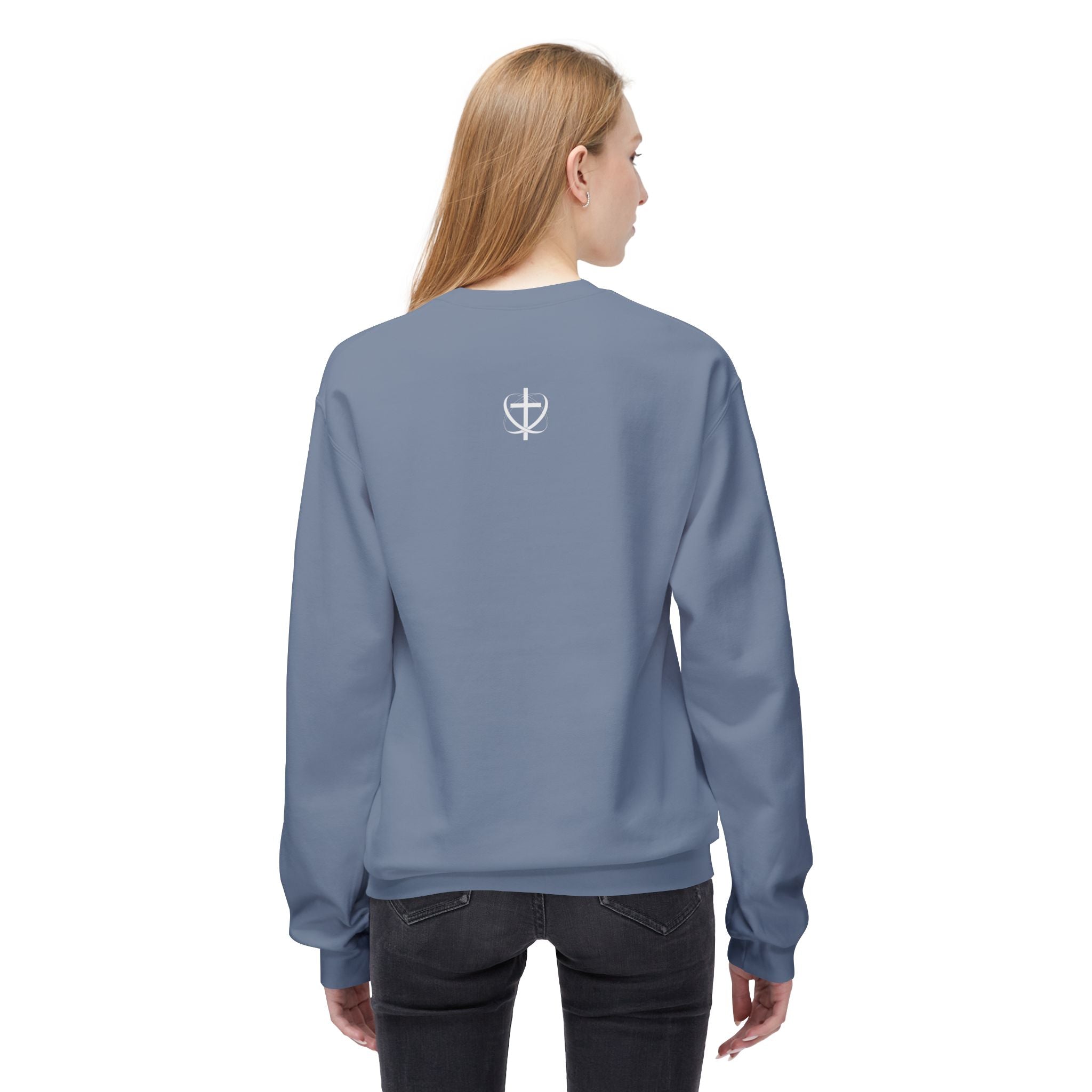 Stand, Kneel Christian Crewneck Sweatshirt — 'When It’s Too Hard to Stand, Kneel' Faith Pullover