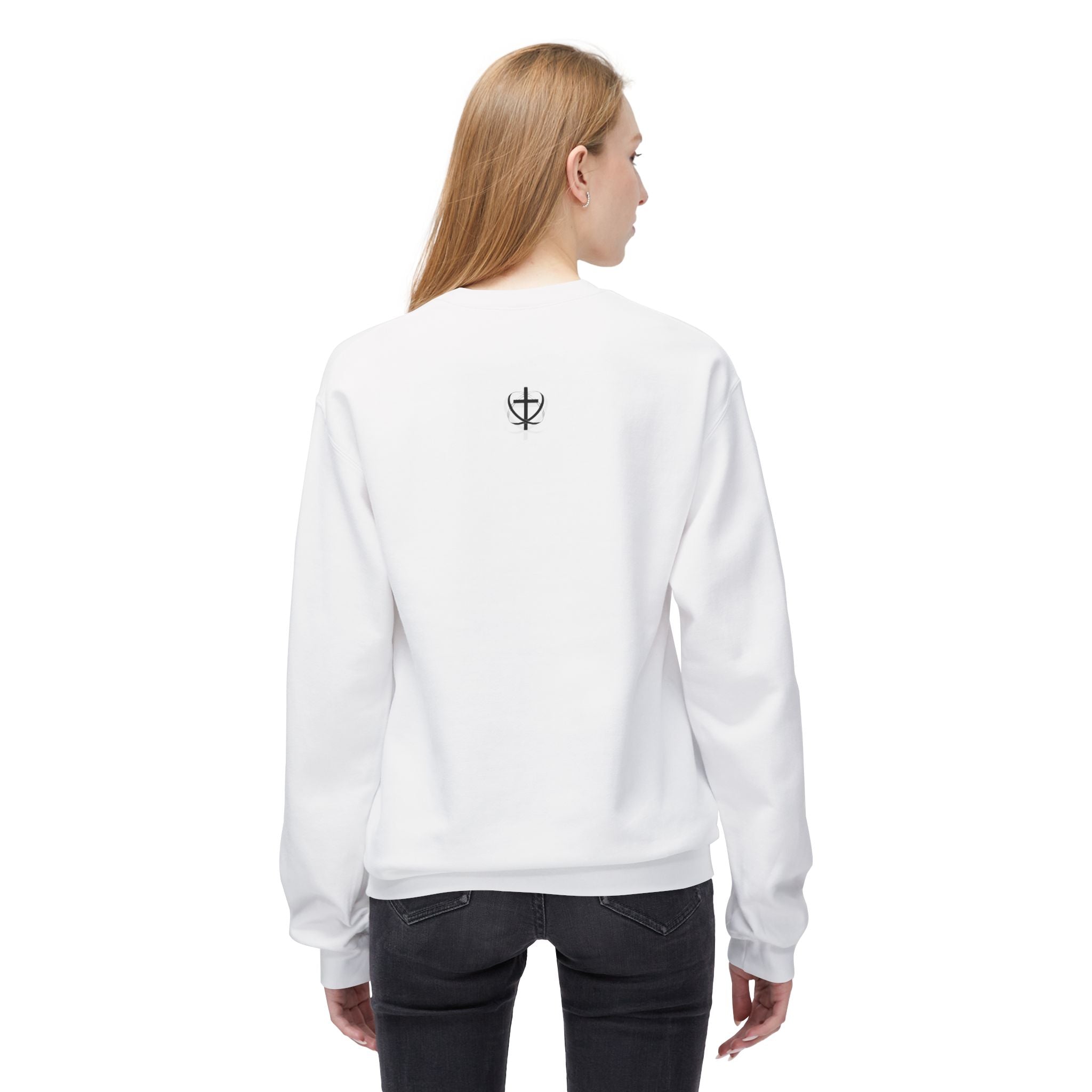 Stand, Kneel Christian Crewneck Sweatshirt — 'When It’s Too Hard to Stand, Kneel' Faith Pullover