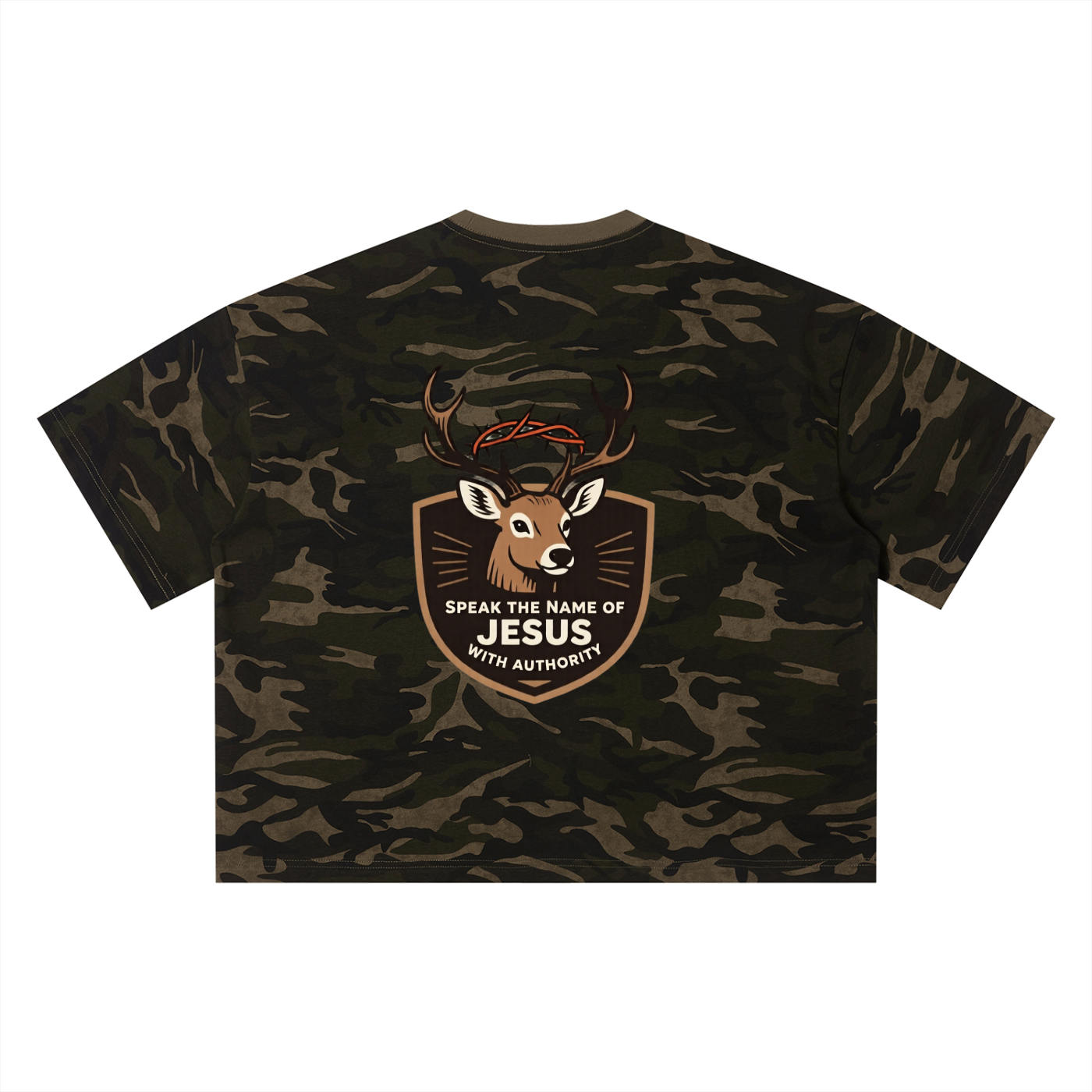 Unisex Camo Boxy T-Shirt