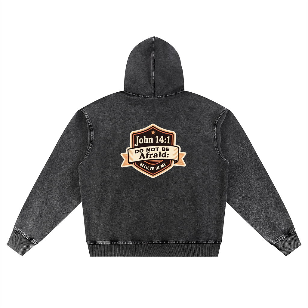 Snow Wash Oversized Hoodie