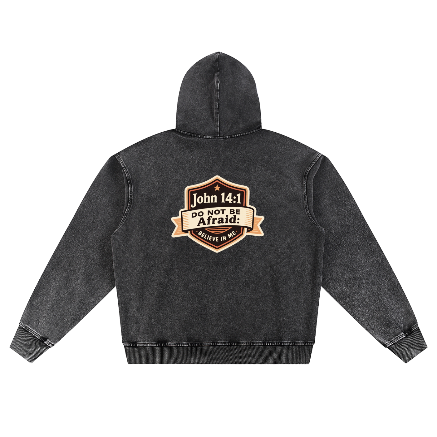 Snow Wash Oversized Hoodie